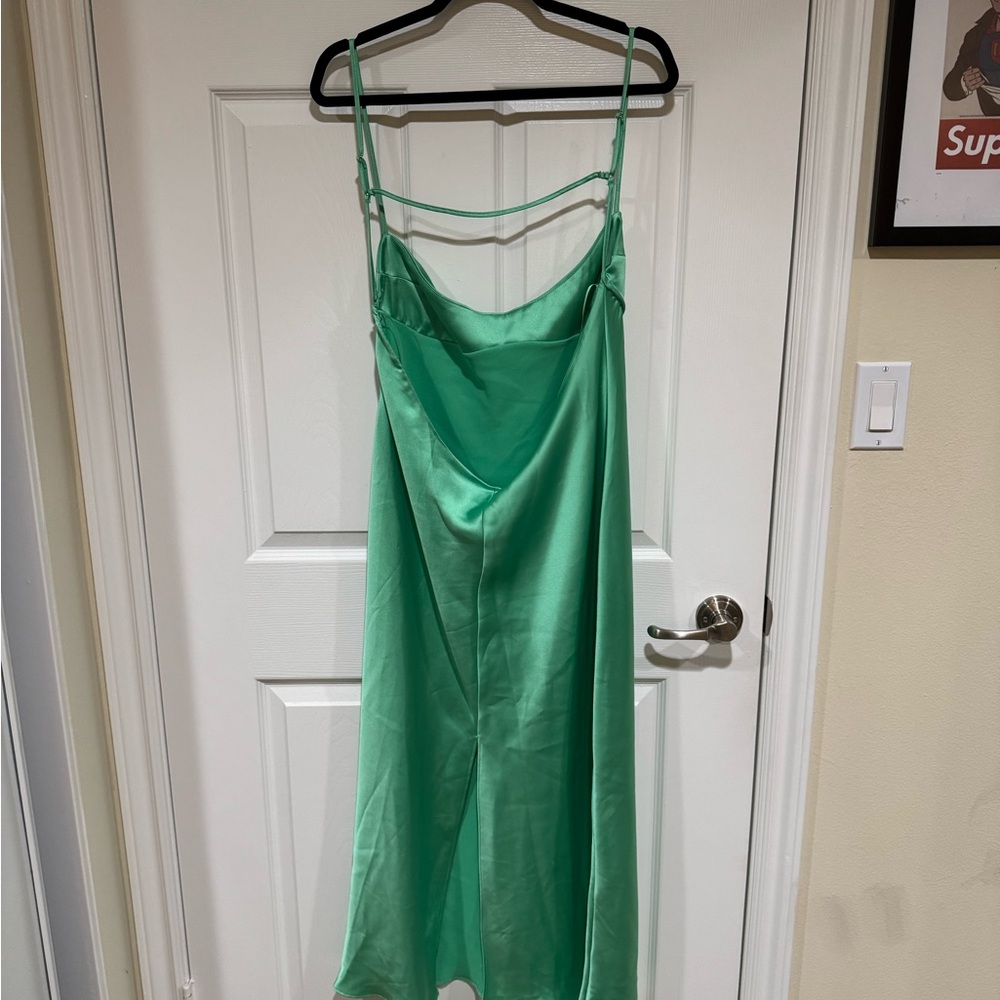 Zara Vibrant Green Dress - Picture 3 of 5
